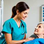 작업치료사의 연봉 수준 분석 - Experienced OT in a Modern Clinic**

"A senior occupational therapist, fully clothed in professional...